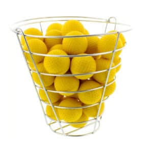 42 Yellow Foam Balls / Range Bucket